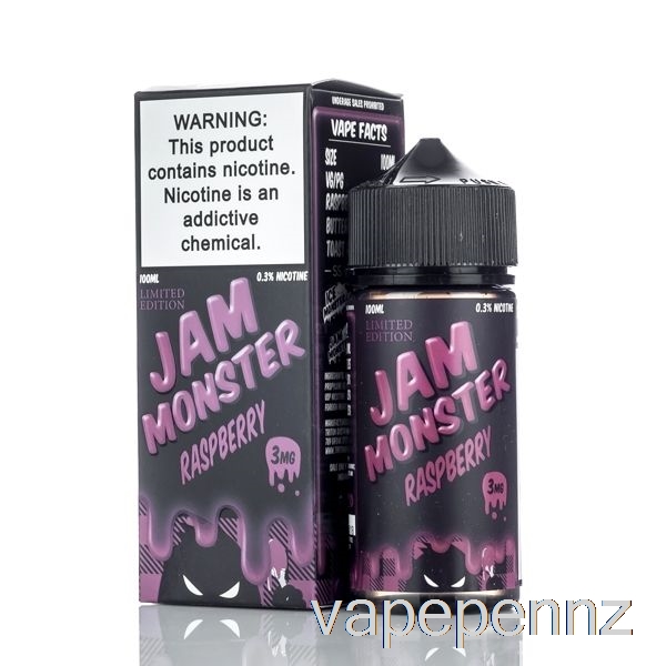 Raspberry - Jam Monster - 100mL 6mg VAPE NZ